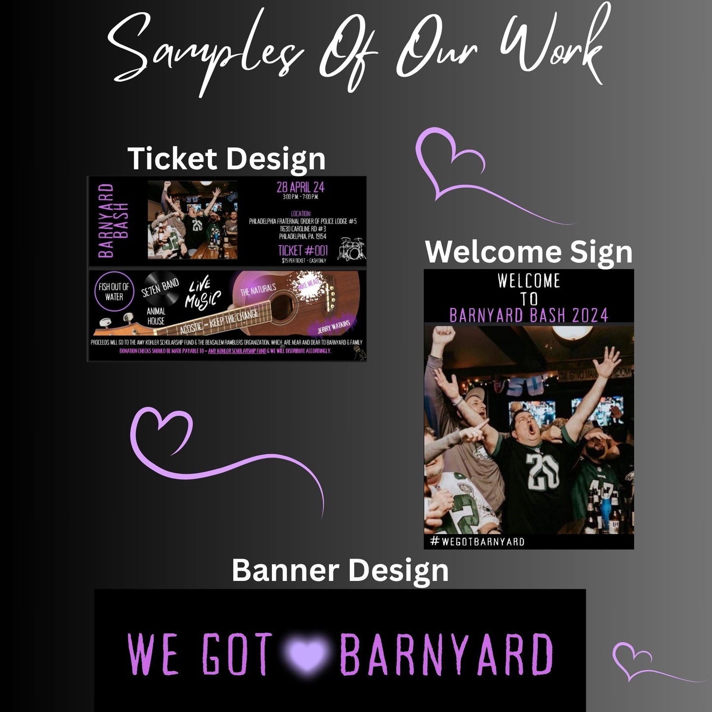 Custom Signage Made To Pop ~ Starting At