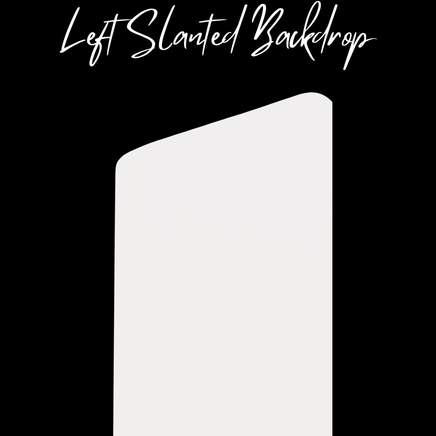 Left Slanted Backdrop (Wood) - Made To Pop ~ Starting At