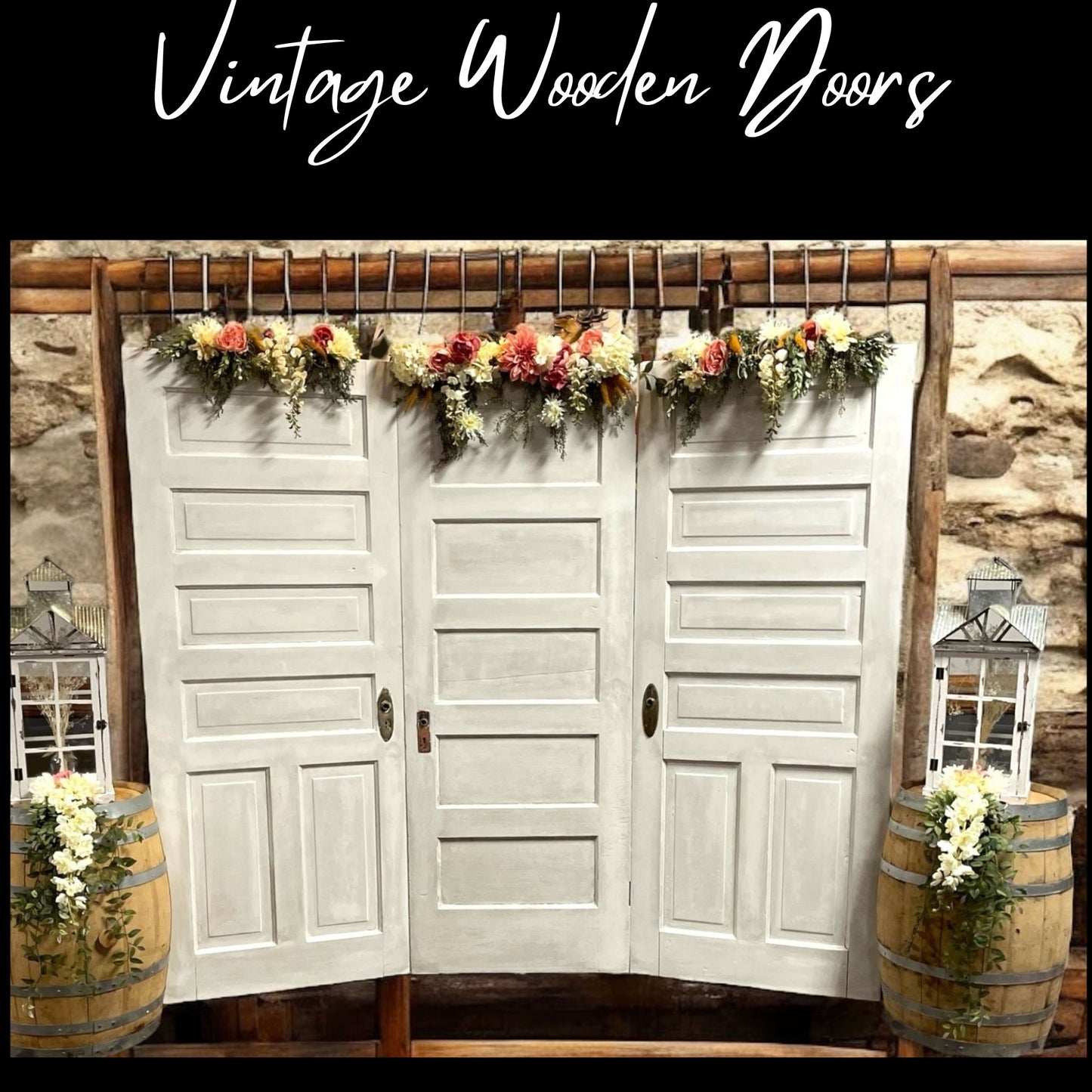 Vintage Door Backdrop - Made To Pop ~ Starting At