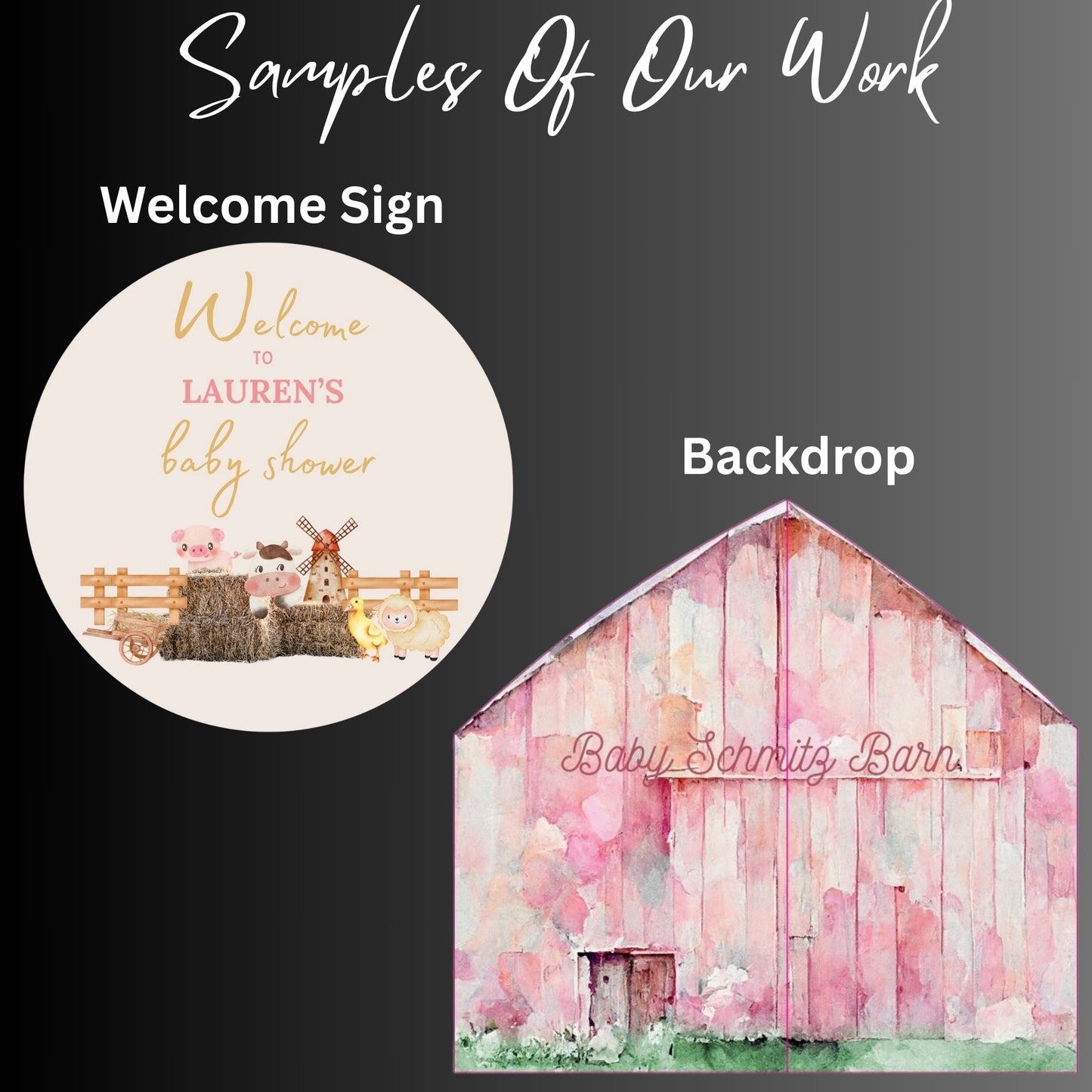 Custom Signage Made To Pop ~ Starting At