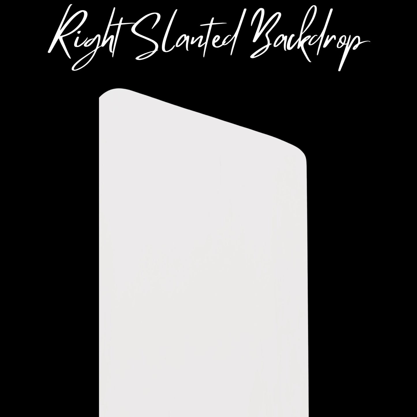 Right Slanted Backdrop (Wood) - Made To Pop ~ Starting At