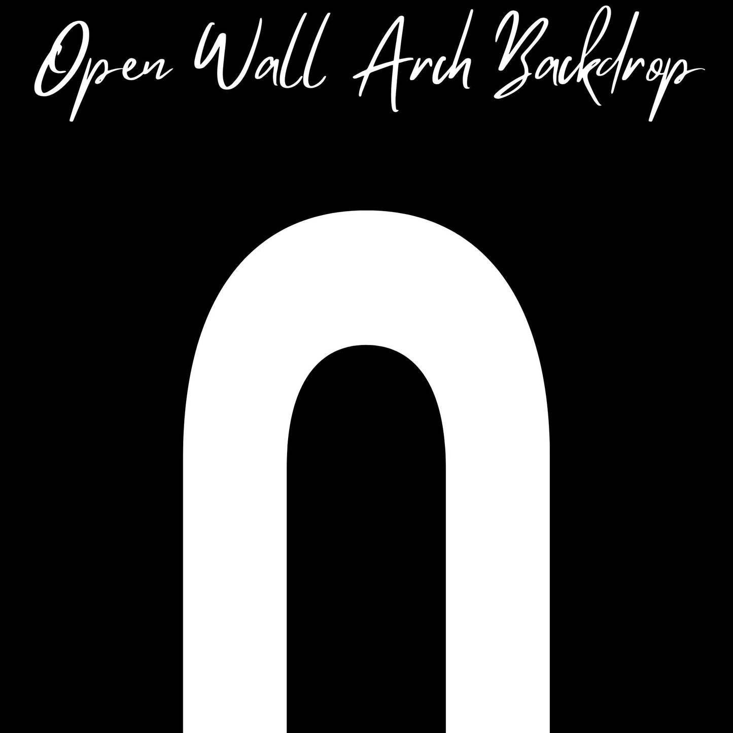 Open Wall Arch Backdrop (Wood) - Made To Pop ~ Starting At