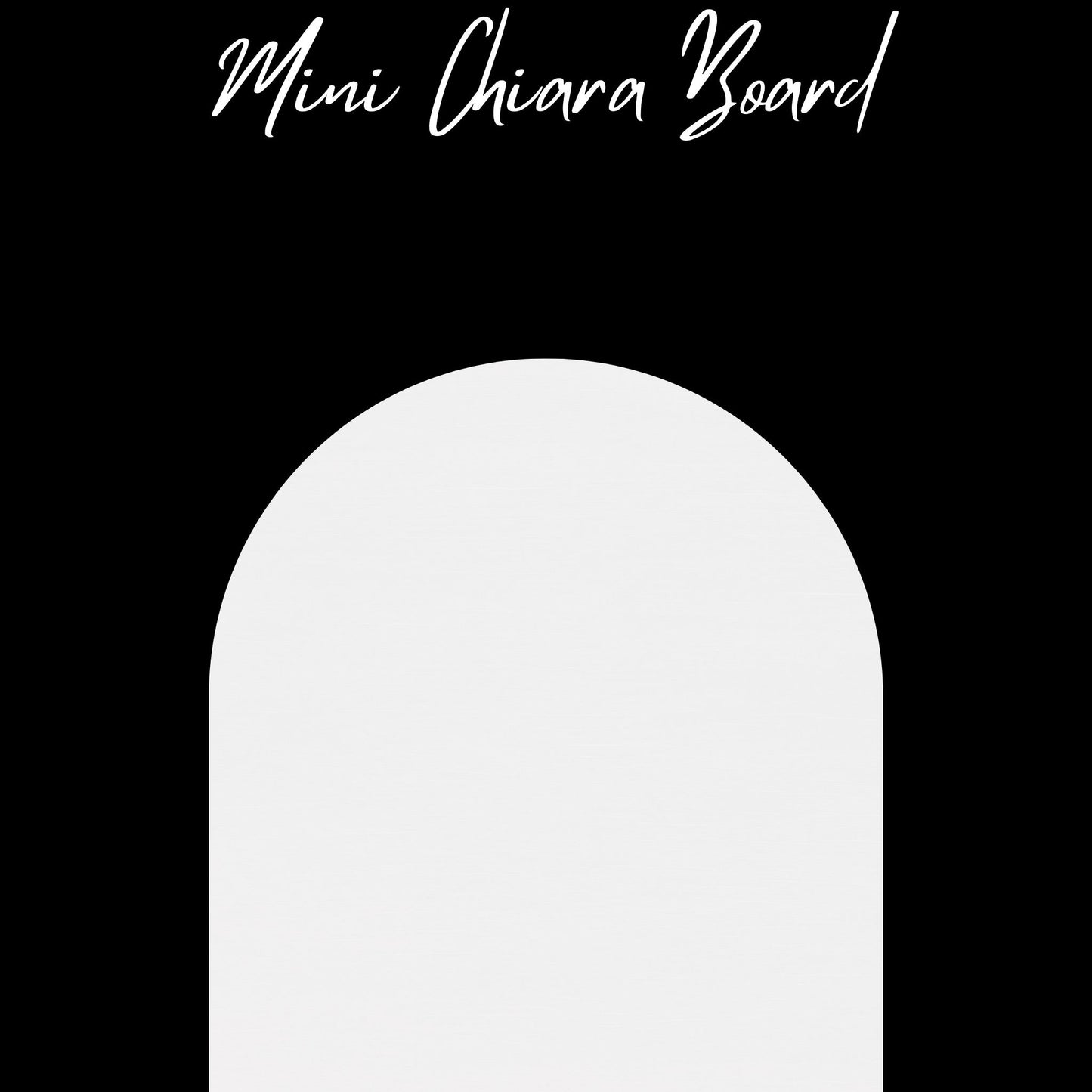Mini Half Moon Chiara Board (Wood) - Made To Pop ~ Starting At
