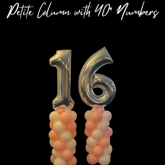 Petite Column with 40" Numbers ~ Starting At